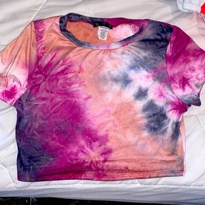 Tie dye crop top